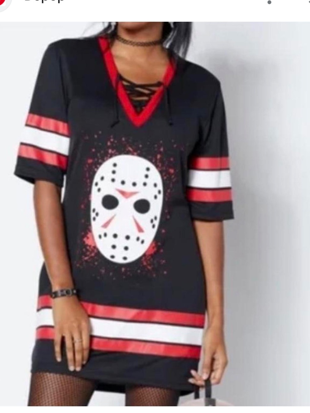 Women’s Friday the 13th lace up hockey dress size small